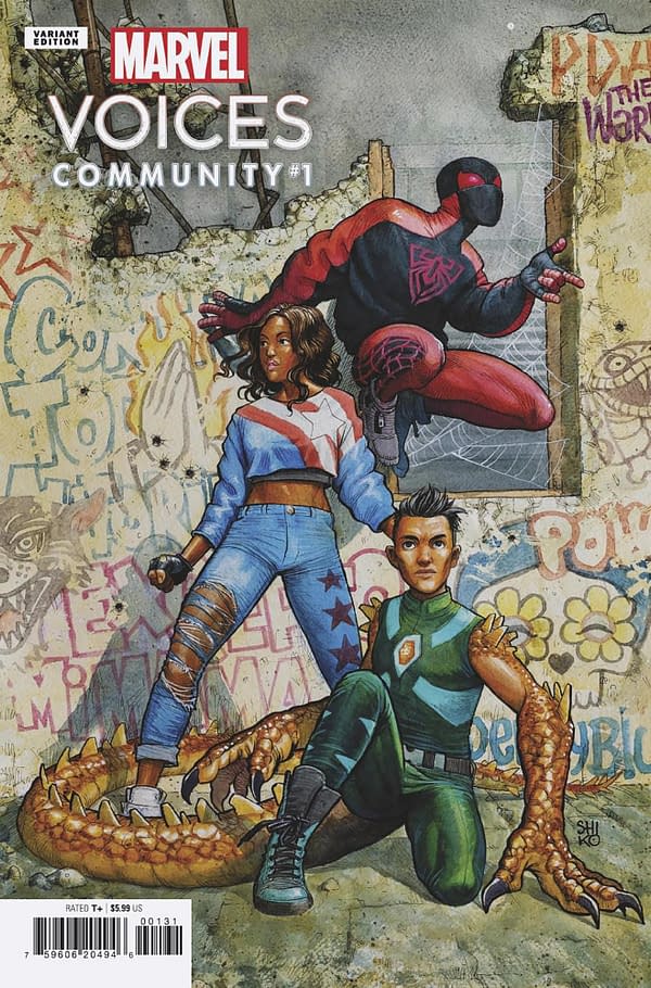 Cover image for MARVEL'S VOICES: COMMUNITY 1 SHIKO VARIANT
