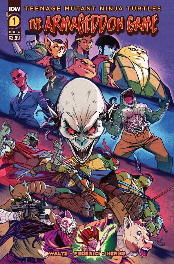 Cover image for Teenage Mutant Ninja Turtles: The Armageddon Game #1