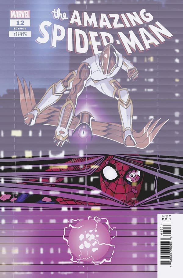 Cover image for AMAZING SPIDER-MAN 12 REILLY WINDOW SHADES VARIANT