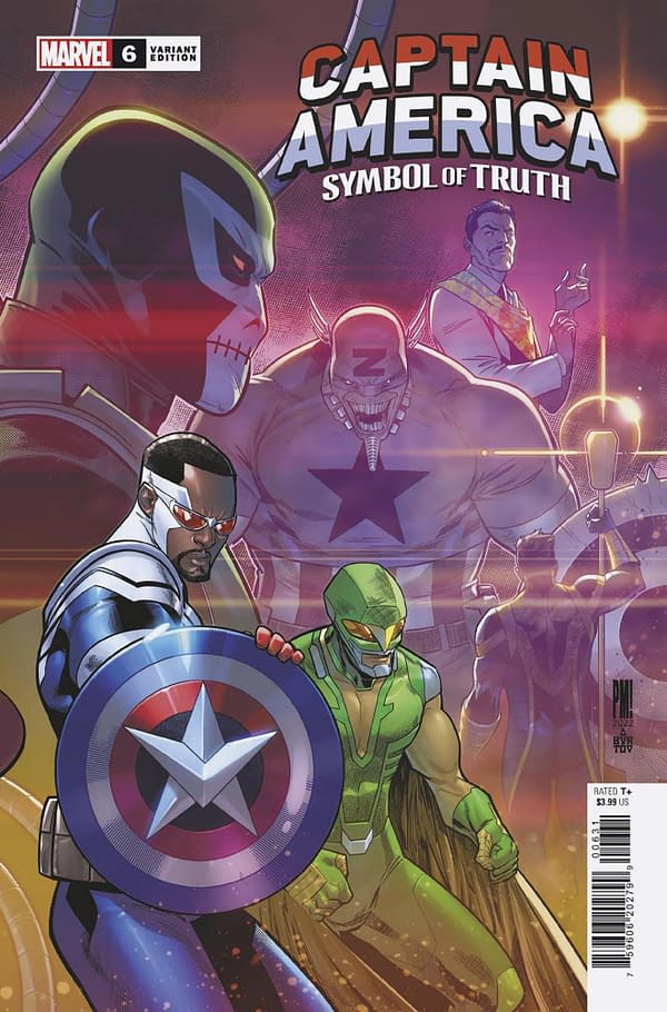 Cover image for CAPTAIN AMERICA: SYMBOL OF TRUTH 6 MEDINA CONNECTING COVER VARIANT