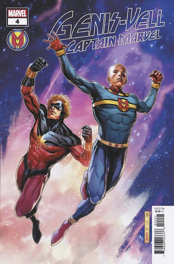 Cover image for GENIS-VELL: CAPTAIN MARVEL 4 CHEUNG MIRACLEMAN VARIANT