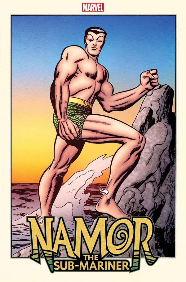 Cover image for NAMOR THE SUB-MARINER: CONQUERED SHORES 1 KIRBY HIDDEN GEM VARIANT