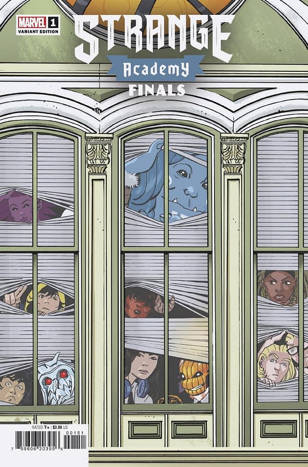 Cover image for STRANGE ACADEMY: FINALS 1 REILLY WINDOWSHADES VARIANT