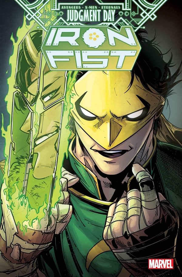 Cover image for A.X.E.: IRON FIST 1 MICHAEL YG VARIANT [AXE]