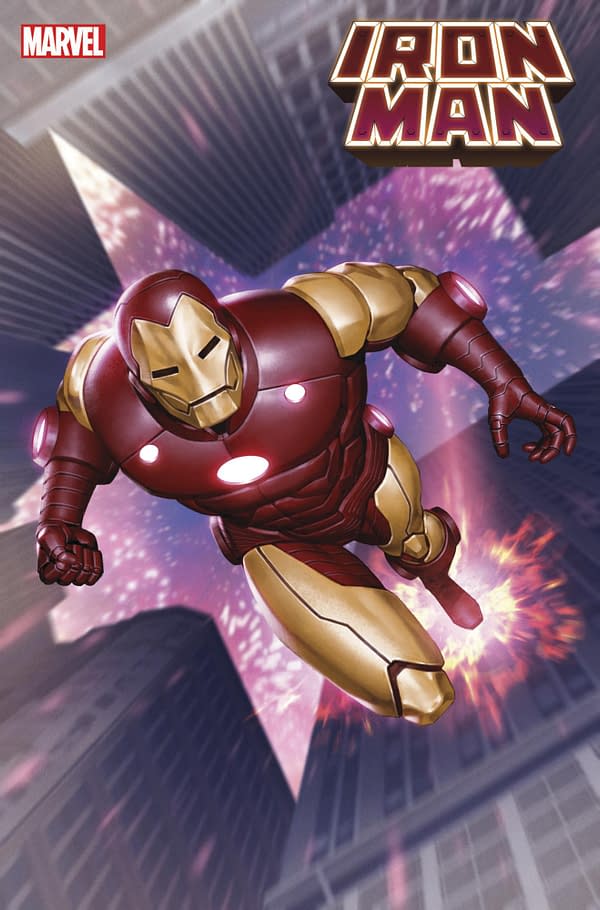 Cover image for IRON MAN 25 YOON VARIANT