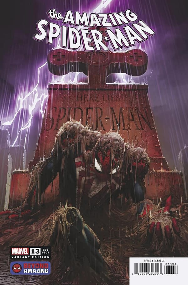 Cover image for AMAZING SPIDER-MAN 13 MANDRYK BEYOND AMAZING SPIDER-MAN VARIANT