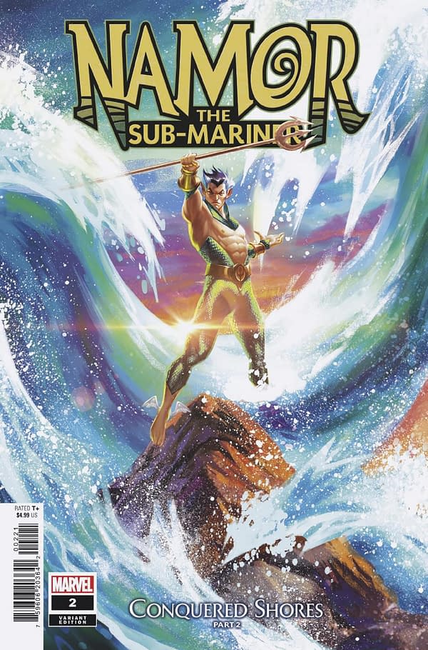 Cover image for NAMOR THE SUB-MARINER: CONQUERED SHORES 2 MANHANINI VARIANT