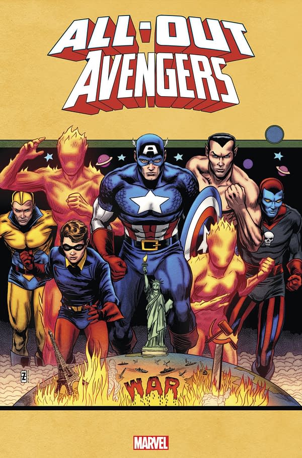 Cover image for ALL-OUT AVENGERS 3 ZIRCHER TIMELY COMICS VARIANT