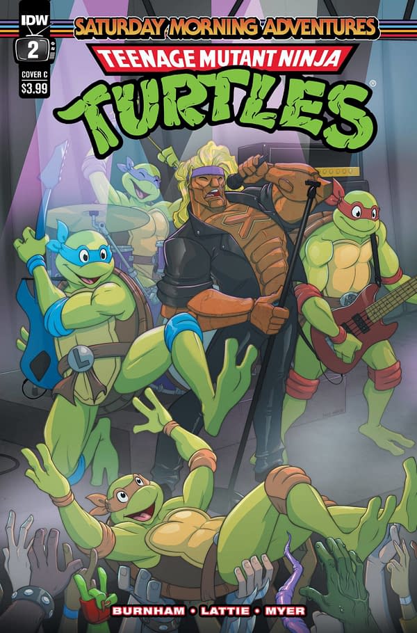 Cover image for TMNT SATURDAY MORNING ADVENTURES #2 CVR C MARTIN