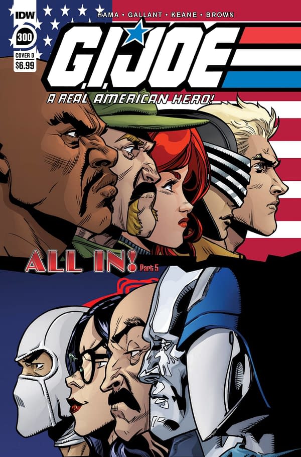 Cover image for GI JOE A REAL AMERICAN HERO #300 CVR D MCKEOWN
