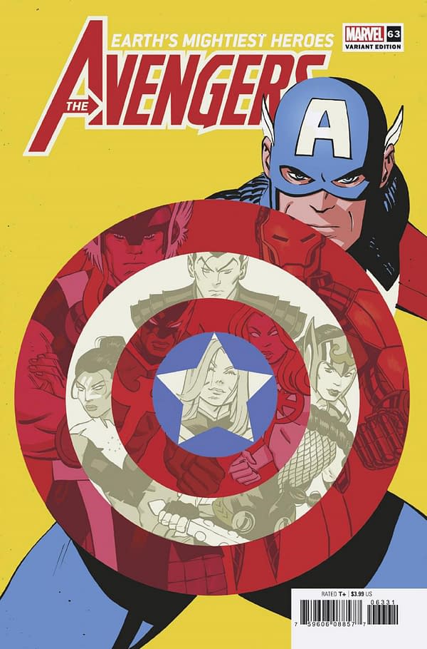 Cover image for AVENGERS 63 REILLY VARIANT