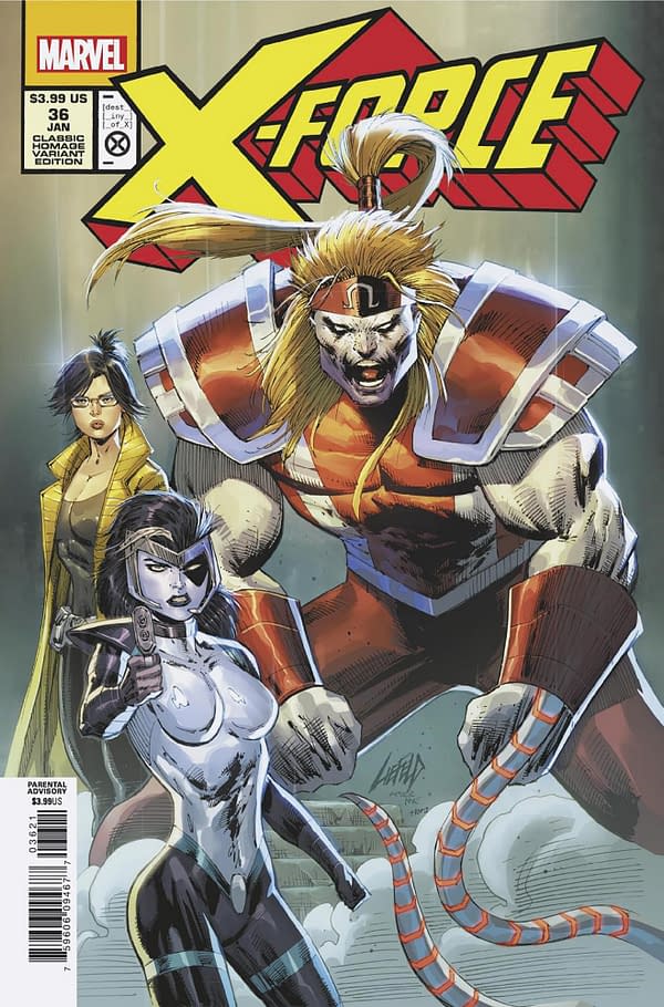 Cover image for X-FORCE 36 LIEFELD CLASSIC HOMAGE VARIANT