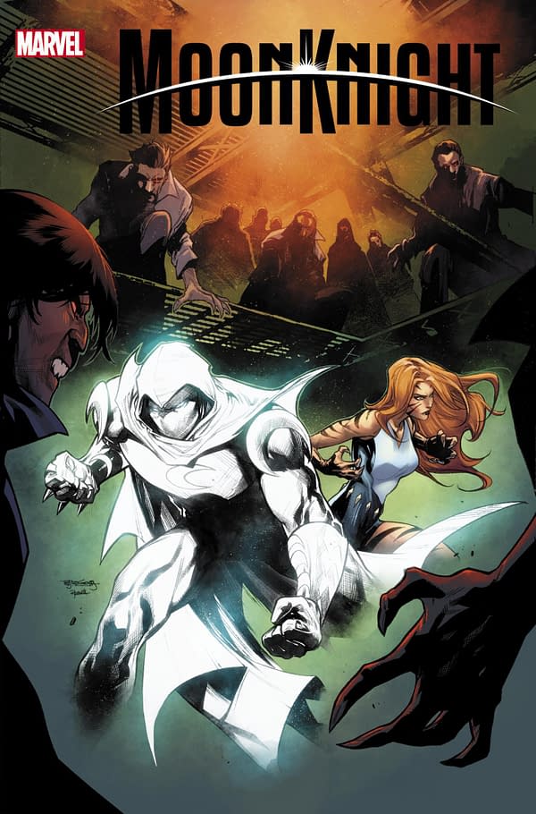 Cover image for MOON KNIGHT #18 STEPHEN SEGOIVA COVER