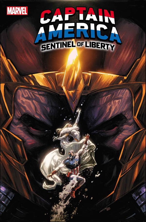 Cover image for CAPTAIN AMERICA: SENTINEL OF LIBERTY #8 CARMEN CARNERO COVER