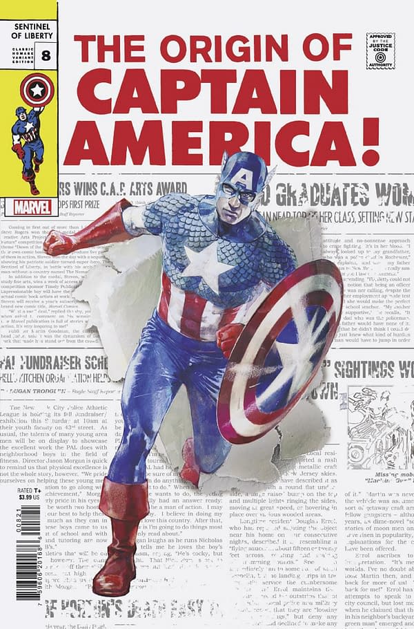 Cover image for CAPTAIN AMERICA: SENTINEL OF LIBERTY 8 MALEEV CLASSIC HOMAGE VARIANT