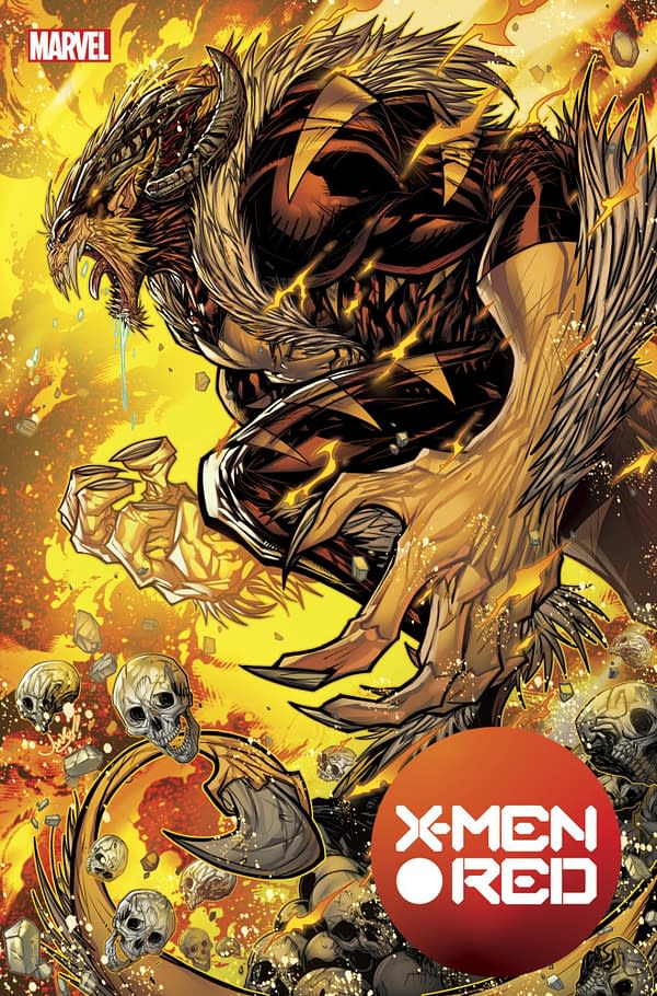 Cover image for X-MEN RED 9 MEYERS DEMONIZED VARIANT