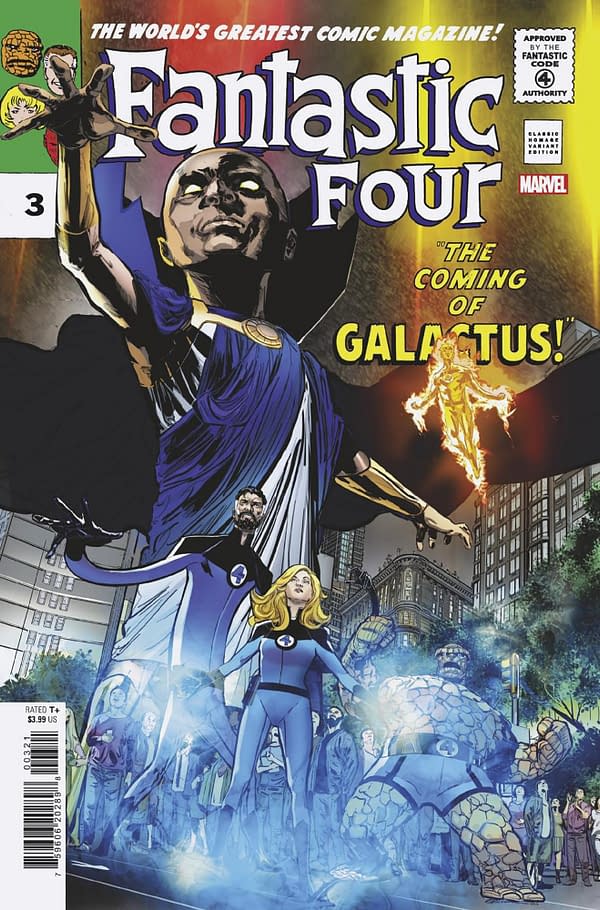 Cover image for FANTASTIC FOUR 3 JIMENEZ CLASSIC HOMAGE VARIANT