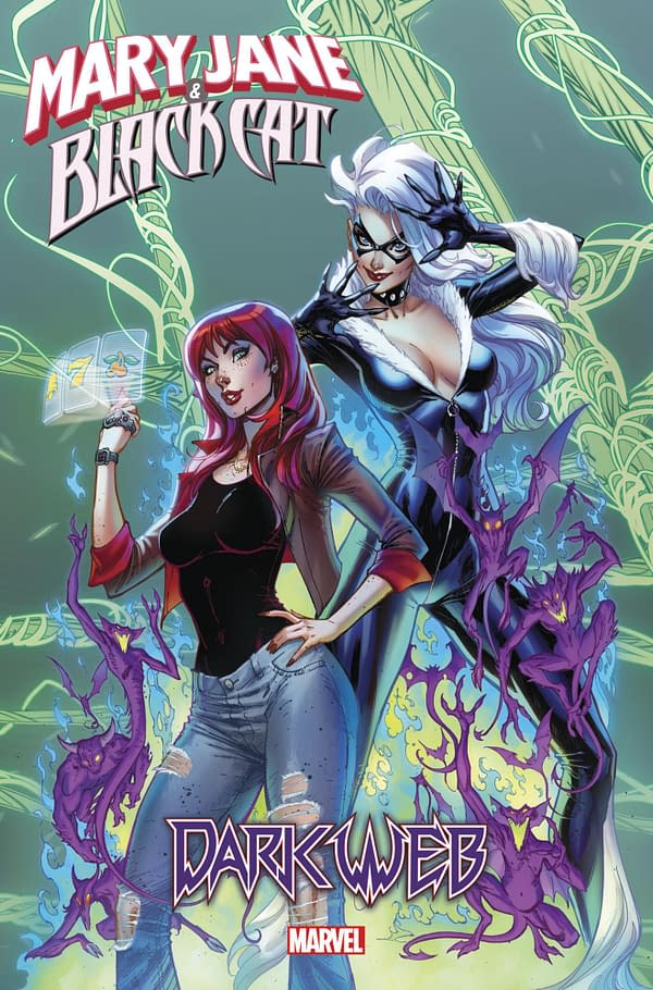 Cover image for MARY JANE & BLACK CAT #1 J SCOTT CAMPBELL COVER