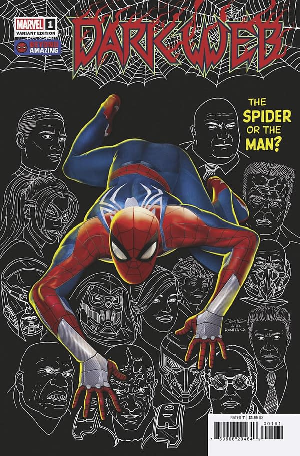 Cover image for DARK WEB 1 HERNANDEZ BEYOND AMAZING SPIDER-MAN VARIANT [DWB]