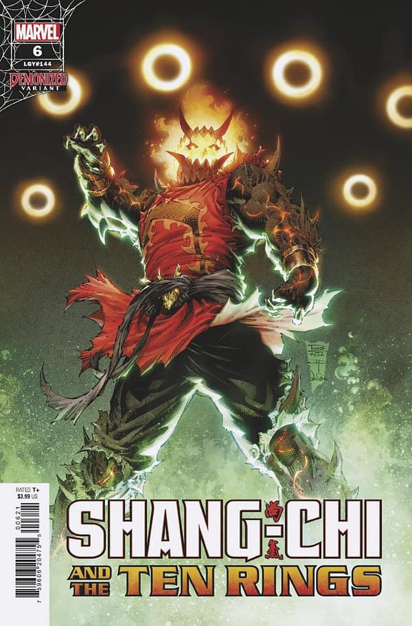 Cover image for SHANG-CHI AND THE TEN RINGS 6 TAN DEMONIZED VARIANT