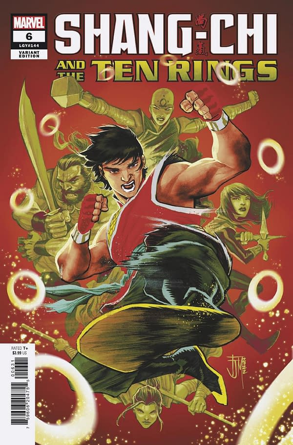 Cover image for SHANG-CHI AND THE TEN RINGS 6 MANAPUL VARIANT