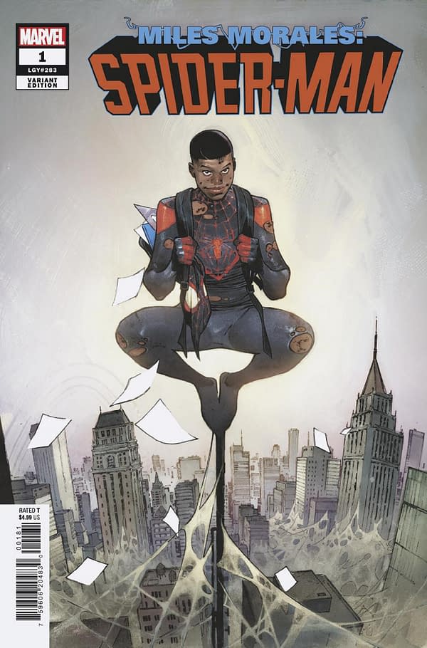 Cover image for MILES MORALES: SPIDER-MAN 1 COIPEL VARIANT
