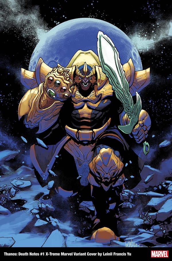 Cover image for THANOS: DEATH NOTES 1 YU X-TREME MARVEL VARIANT