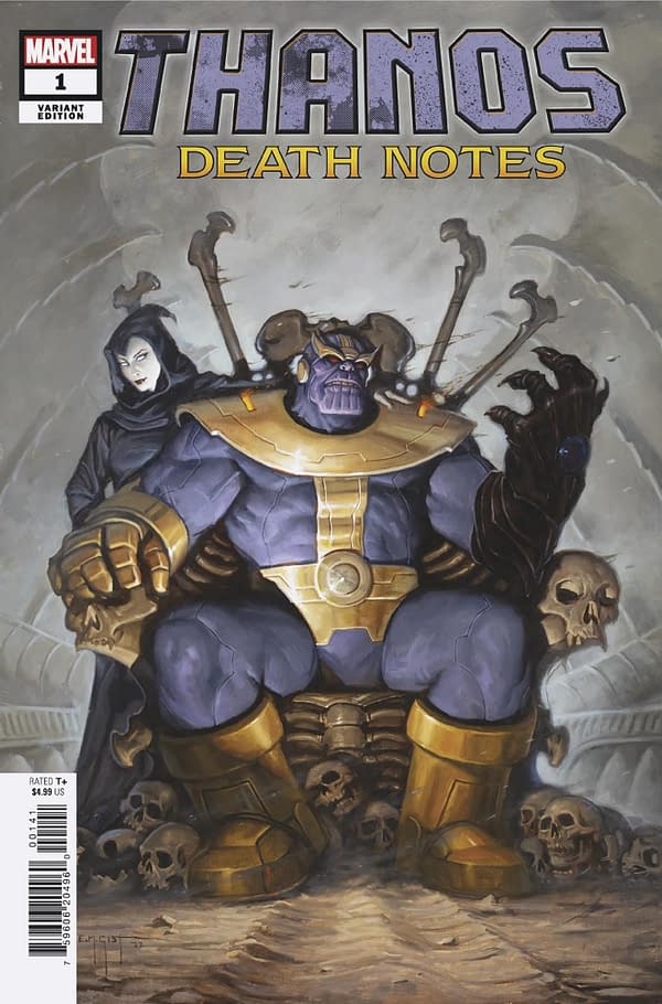 Cover image for THANOS: DEATH NOTES 1 GIST VARIANT