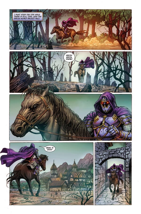 Preview of Hammerfall #1 by Ian Edginton and Kevin West, from Opus Comics