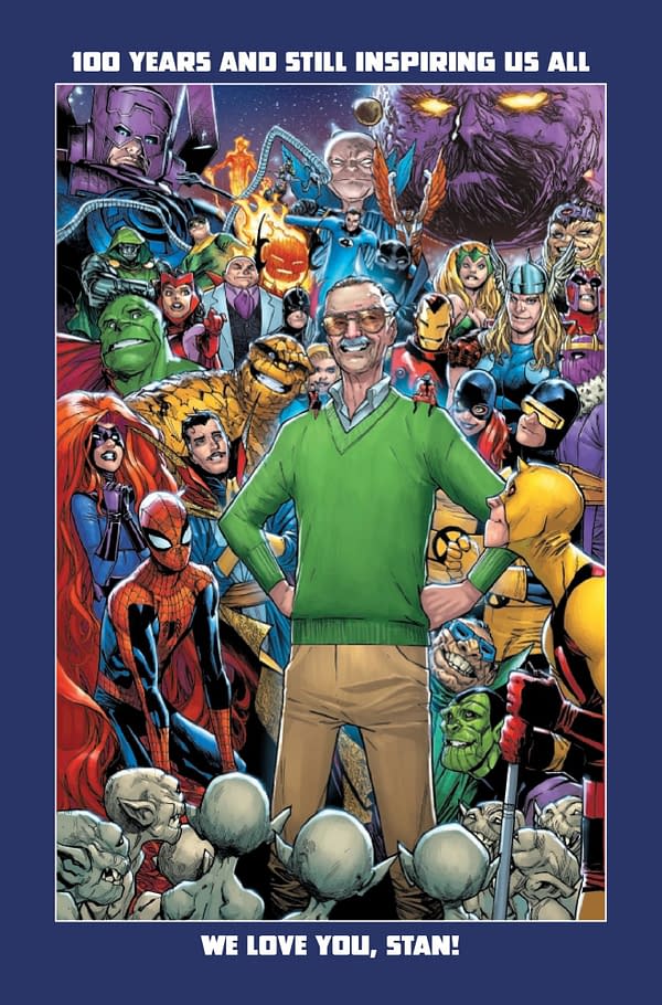 Marvel Tribute For Stan Lee's 100th Birthday In Today's Comics