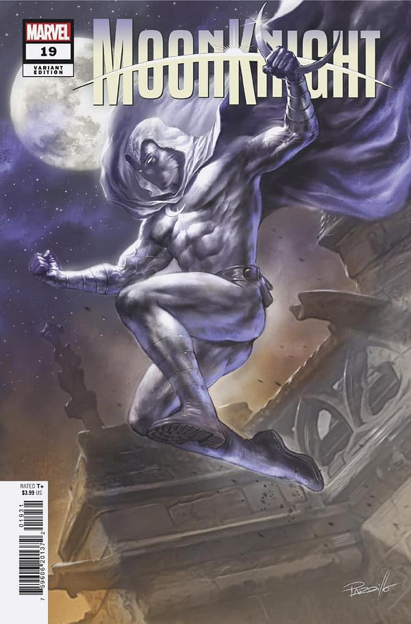 Cover image for MOON KNIGHT 19 PARILLO VARIANT