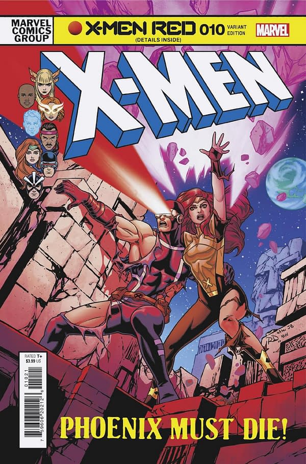 Cover image for X-MEN RED 10 DAUTERMAN CLASSIC HOMAGE VARIANT