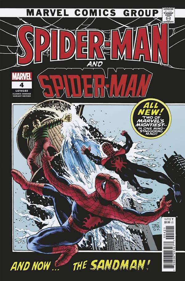 Cover image for SPIDER-MAN 4 CASSADAY CLASSIC HOMAGE VARIANT