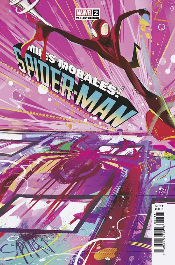 Cover image for MILES MORALES: SPIDER-MAN 2 BALDARI GRAFFITI VARIANT