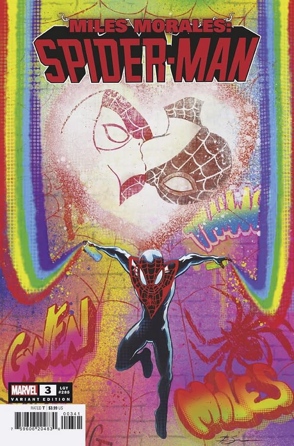 Cover image for MILES MORALES: SPIDER-MAN 3 SU GRAFFITI VARIANT