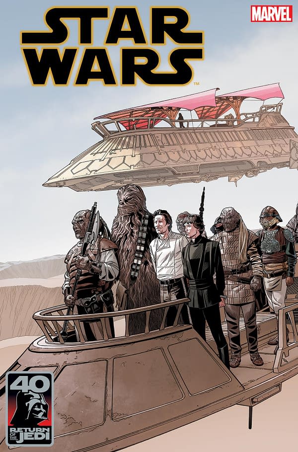 Cover image for STAR WARS 32 SPROUSE RETURN OF THE JEDI 40TH ANNIVERSARY VARIANT