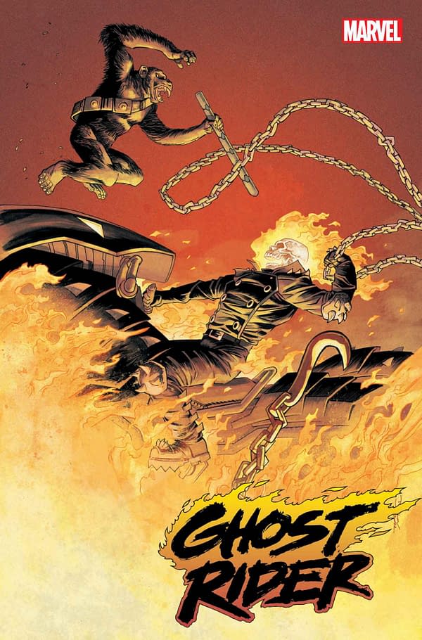 Cover image for GHOST RIDER 11 SHALVEY PLANET OF THE APES VARIANT