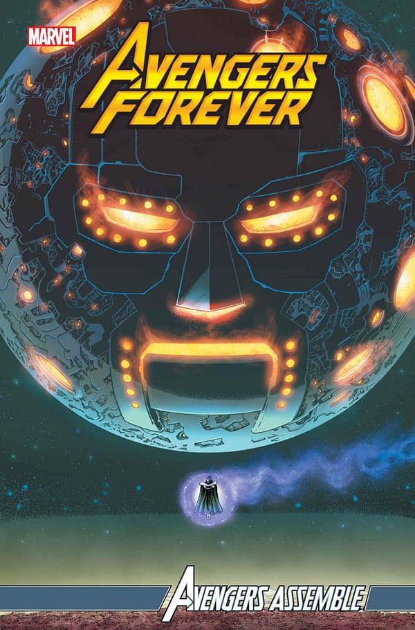 Cover image for AVENGERS FOREVER #14  AARON KUDER COVER