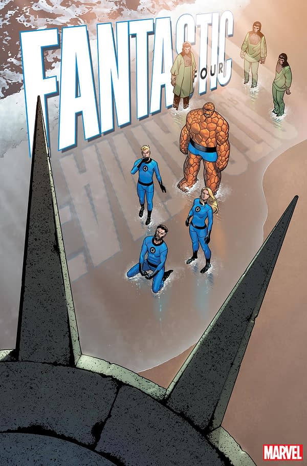 Cover image for FANTASTIC FOUR 4 CABAL PLANET OF THE APES VARIANT