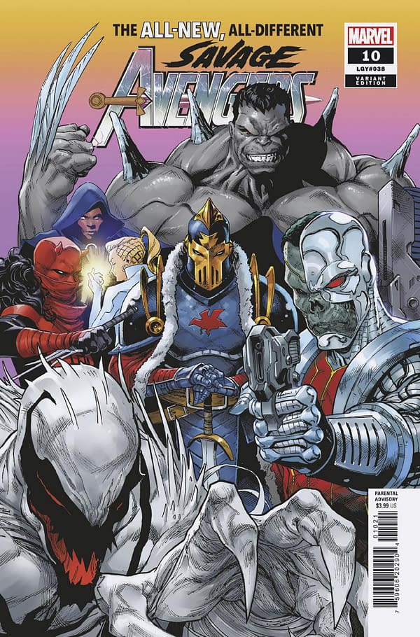 Cover image for SAVAGE AVENGERS 10 SHAW VARIANT