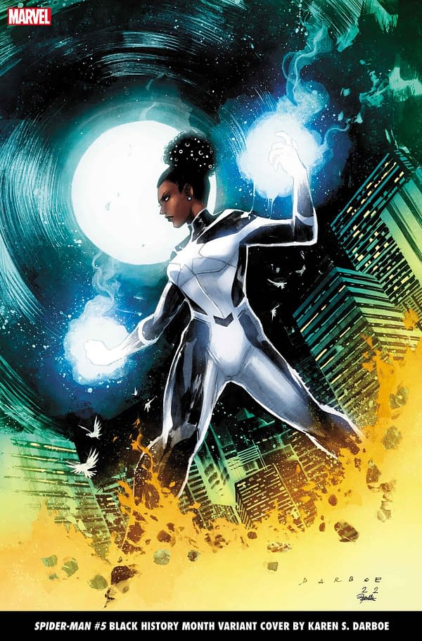 Cover image for SPIDER-MAN 5 DARBOE PHOTON BLACK HISTORY MONTH VARIANT