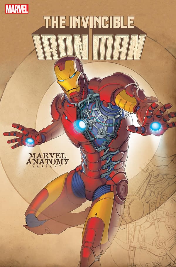 Cover image for INVINCIBLE IRON MAN 3 LOBE MARVEL ANATOMY VARIANT