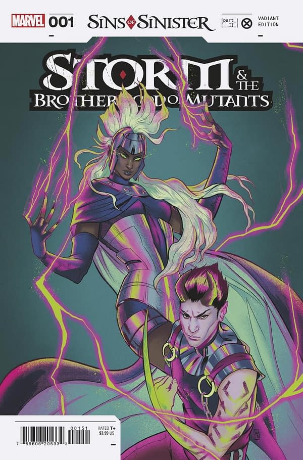 Cover image for STORM & THE BROTHERHOOD OF MUTANTS 1 SOUZA VARIANT [SIN]