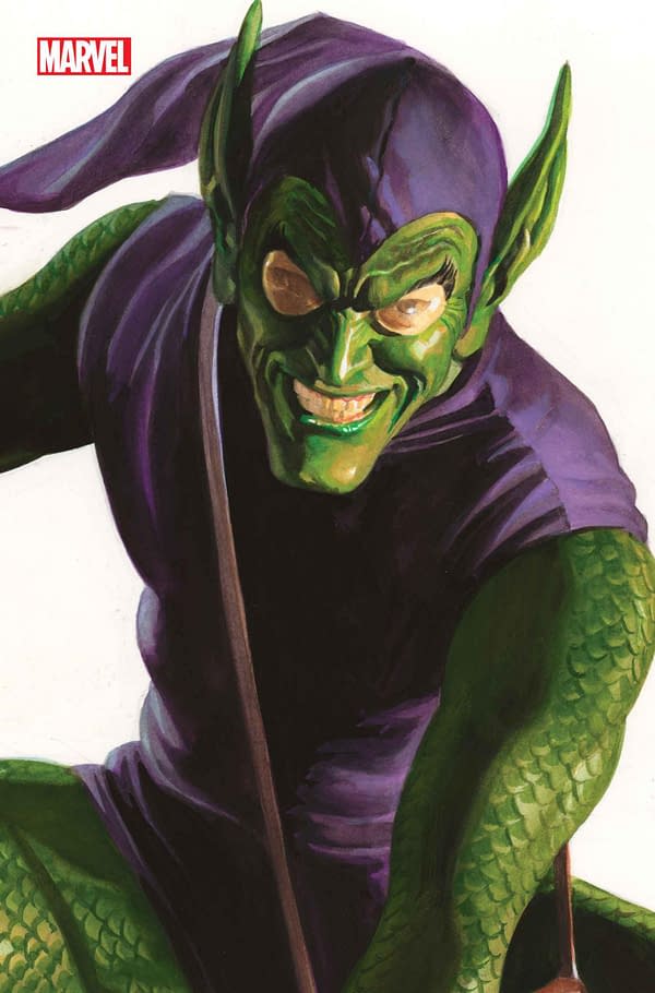 Cover image for HALLOWS' EVE 1 ALEX ROSS TIMELESS GREEN GOBLIN VIRGIN VARIANT