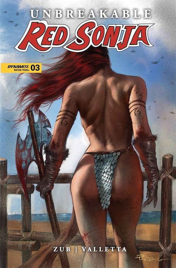 Cover image for Unbreakable Red Sonja #3