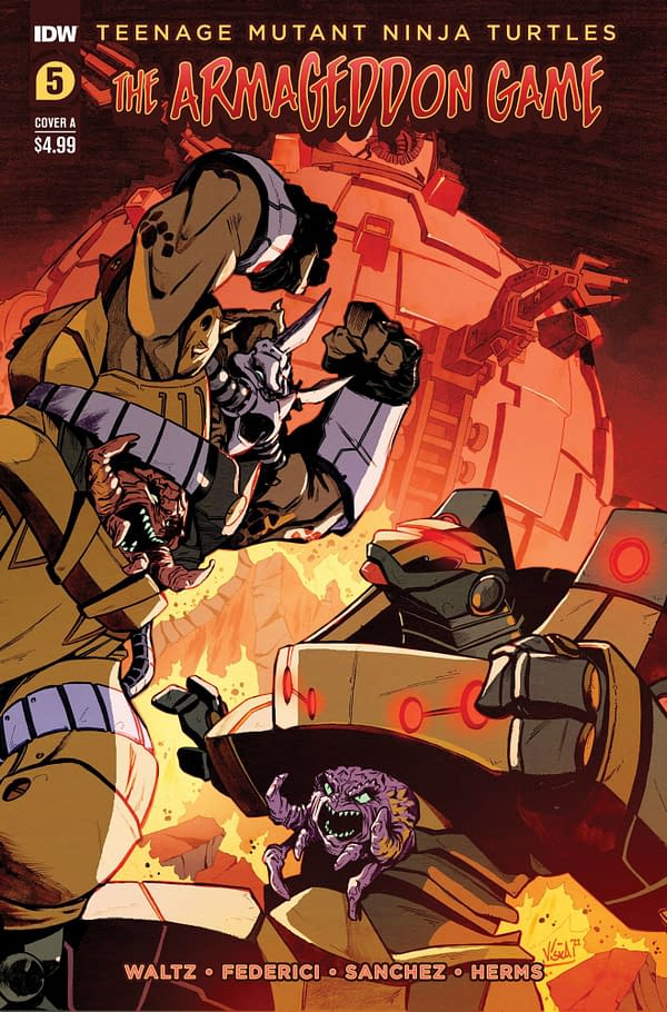 Cover image for Teenage Mutant Ninja Turtles: The Armageddon Game #5