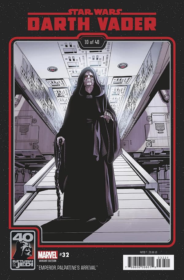 STAR WARS: DARTH VADER 32 SPROUSE RETURN OF THE JEDI 40TH ANNIVERSARY VARIANT cover image