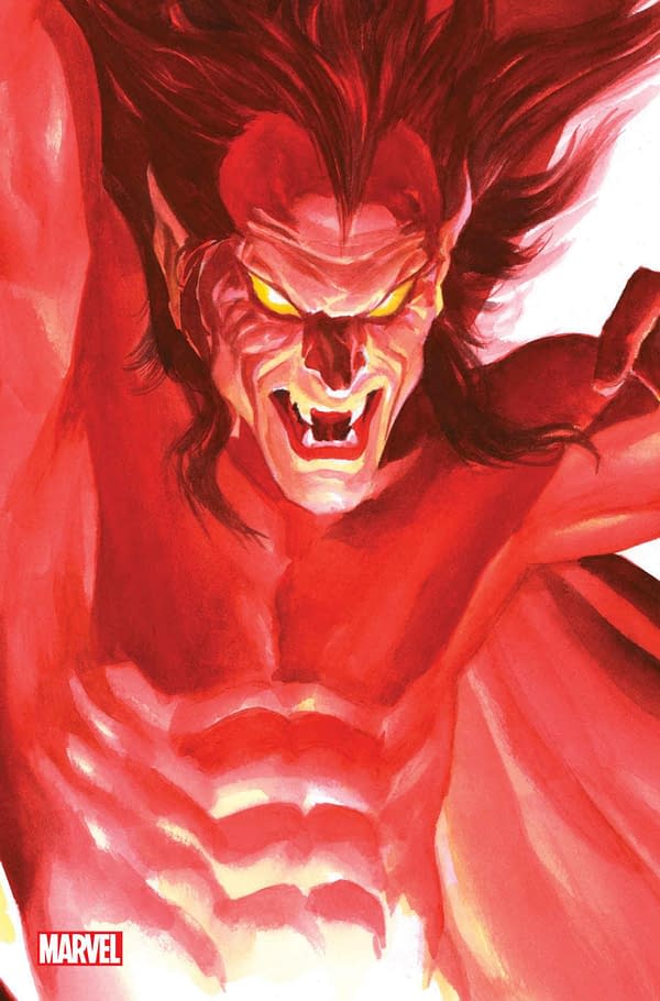 Cover image for SCARLET WITCH 3 ALEX ROSS TIMELESS MEPHISTO VIRGIN VARIANT