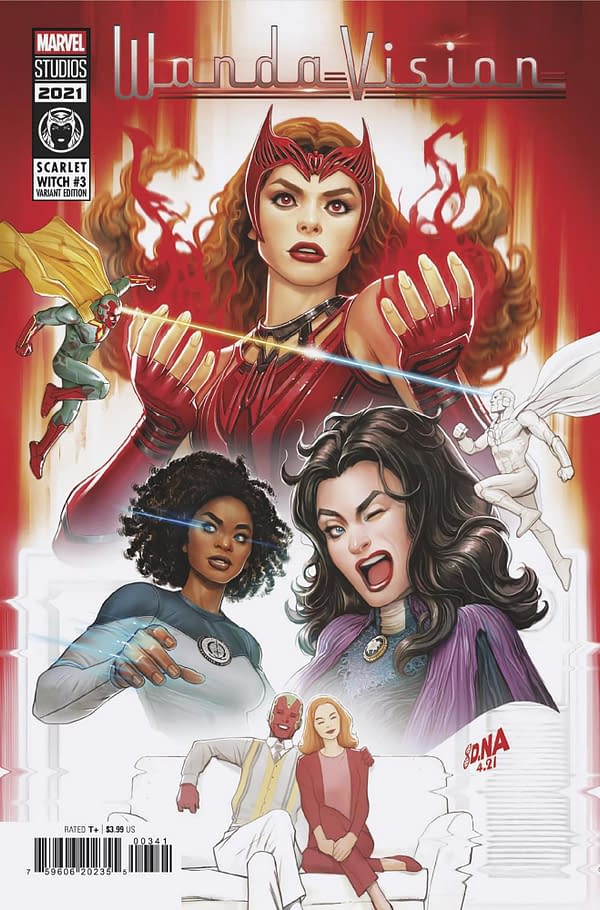 Cover image for SCARLET WITCH 3 NAKAYAMA MCU VARIANT COVER