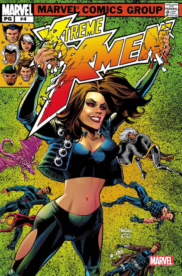 Cover image for X-TREME X-MEN 4 PANOSIAN HOMAGE VARIANT
